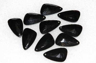 +MBA #S25-241   "Vintage Lot Of 10 Faceted Large Glass Stones"