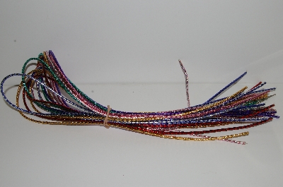 +MBA #S29-318   "Lot Of  16 Matalic Leather Bolo Cords"