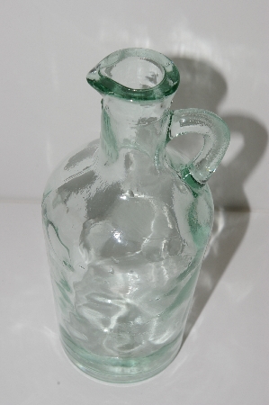 +MBA #S29-103   "2003 Riekes Spanish Green Glass Cruet With Cork Top"