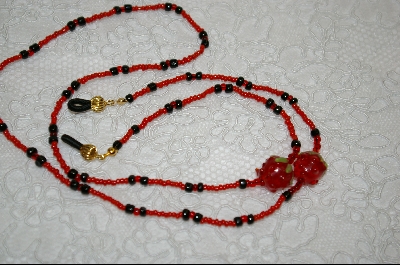 +MBA #6723  "Red Lamp Work Raspberrys