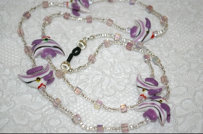 +MBA #6602  "6 Glass Hand Made Angel Fish