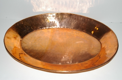 +MBA #S28-337     "Older Large Oval Copper Platter"