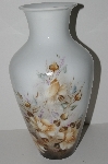 +MBA #S28-266     "H&C Selb Heinrich Hand Painted Rose Vase"