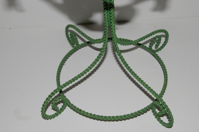 +MBA #S28-258   "2002 Fancy Pink Rose Large Metal Tea Light  Candle Holder"