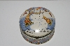 +MBA #S28-321    "Older Suzanne Cruise Hand Painted Ceramic Snowman Trinket Box"