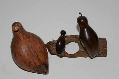 +MBA #S28-209  "Set Of 2 Art Inspired Quails"