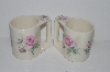 +MBA #S31-109     "Set Of 5  White Glazed Pink Claremont Rose Coffee Mugs"