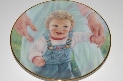 +MBA #S29-325   "1991 Abbie Williams Babys First Steps Collectors Plate"