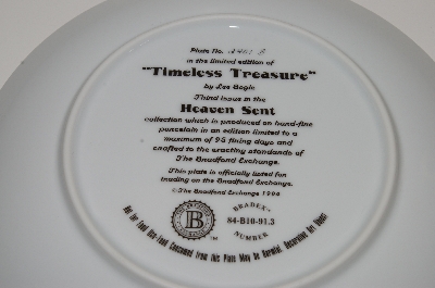 + MBA #S29-340   "1994 Timless Treasure Collectors Plate By Lee Bogle"
