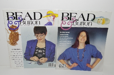 +MBA #S31-062  "Older Set Of 4 Bead & Button Magazines"