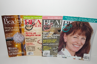 +MBA #S31-054   "Older Set Of 4 Bead & Button Magazines"