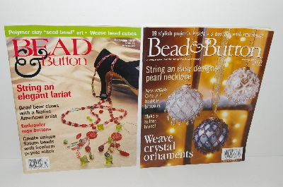 +MBA #S31-054   "Older Set Of 4 Bead & Button Magazines"