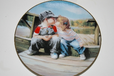 +MBA #S18-153     "1992 Donald Zolan "First Kiss" Collectors Plate"