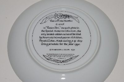 +MBA #S18-157   "1990 Donald Zolan" Rodeo Girl" Collector Plate"