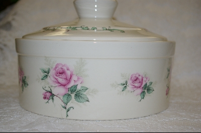 +MBA #6807  Ceramic Country Casserole Dish With Matching Lid