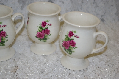 +MBA #6872  Set Of 4 "Pedestal" Style Coffee Mugs