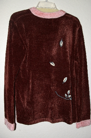 +MBAHB#19-024  "Limited Edition Storybook Knits "Cabbage Rose" Sweater