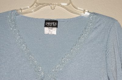 +MBAHB #19-014  "Baranda Light Blue Lace Front Top"