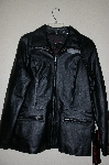 +MBAHB #19-189  "Phase Two Black Leather Jacket"