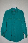 +MBAHB #19-075  "Full Steam Green Fancy Beaded One Of A Kind Shirt"