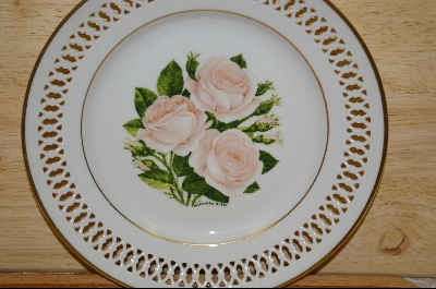 + The 12 Rose Plates "MOSS ROSE" 1979