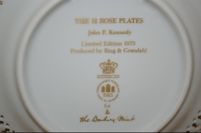 + The 12 Rose Plates "John F. Kennedy" 1979