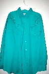 +MBAHB #25-010  "Full Steam Green Bead & Gemstone Shirt"