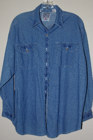 +MBAHB #13-059  "Details Sportswear Hand  Beaded One Of A Kind Top"