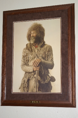 +MBA #FL9-011  "Mountain Man 1820-1840 Period" By Artist James Bama