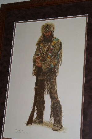 +MBA #FL8-077     "Dan-Mountain Man" By Artist James Bama