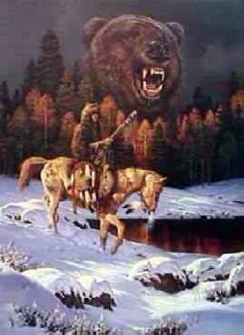 +MBA #FL9-151  "Knight Of The Grizzly" By Artist Check Ren