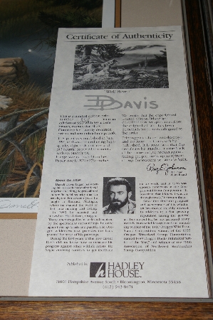 +MBA #FL9-066  "Wolf Haven" 1991 By Artist Darrell Davis