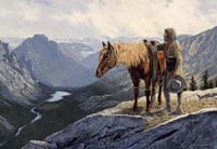 +MBA #FL8-073    "Lure Of The Mountains" By Artist David Wright