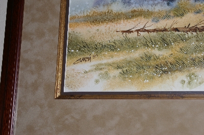 +MBA #FL7-176    "Origional Water Color "Elk" By Artist Joe Garcia