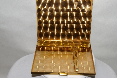 +MBA #88-108  "Vintage Goldtone  & Resign Topped Cigerate Case"