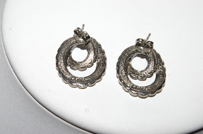 +MBA #87-089  "Two Pairs Vintage Pierced Earrings"