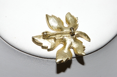 +MBA #88-225  "Gold Plated Maple Leaf Pin"