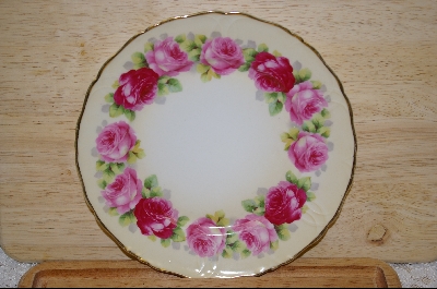 +MBA "Hand Painted Rose Plate From Prussia