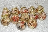 +MBA #SG9-247      "Set Of 12 Victorian Style Christmas Paper Mache Ornaments"
