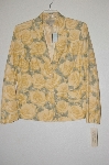 +MBADG #13-009  "Jones New York Country Yellow Rose Blazer"