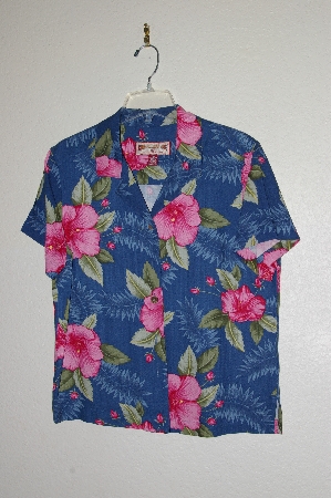 +MBADG #13-024  "Caribean Joe Floral Print Shirt"