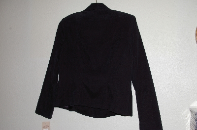 +MBADG #13-207  "Lucille Black Velvet Blazer"