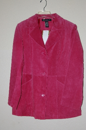 +MBADG #13-111  "Dialouge 2-Way Stretch Rose Suede Jacket With Notch Collar"