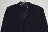 +MBADG #13-223  "Hillard & Hanson Black 3 Button Front Blazer"