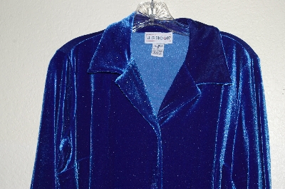 +MBADG #13-239  "J G Hook Blue Velvet Shirt"