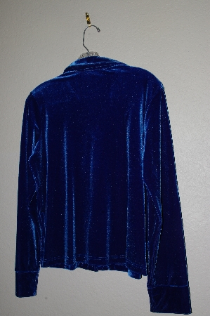 +MBADG #13-239  "J G Hook Blue Velvet Shirt"