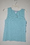 +MBADG #5-329  "Modern Soul Blue Knit Tank"