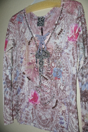 +MBADG #5-138  "Spy Zone Exchange Fancy Embelished Long Sleve Shirt"