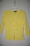 +MBADG #5-125  "C'est City One Of A Kind Hand Beaded Yellow Cardigan"
