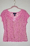 +MBADG #5-113  "Boston Proper Fancy Pink Lace Top"